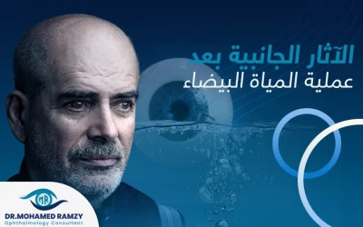 ما الآثار الجانبية بعد عملية المياه البيضاء؟